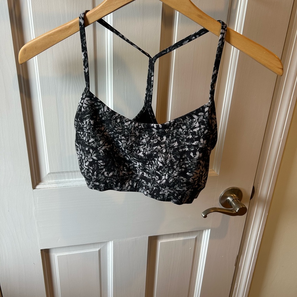 Lululemon Athletica Black and White Sports Bra